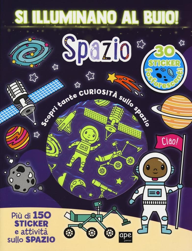 Spazio. Si illuminano al buio!