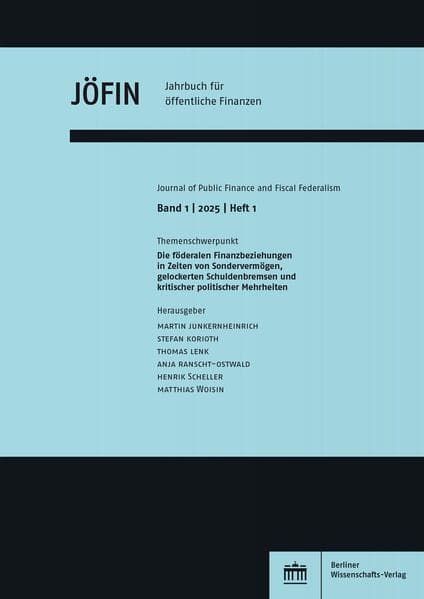 Jahrbuch für öffentliche Finanzen 1 (2025) 1