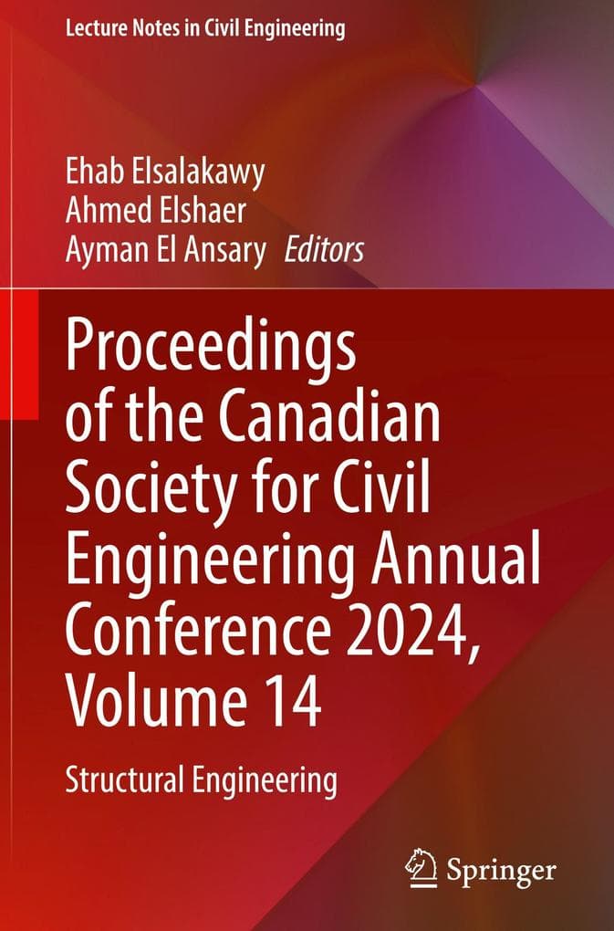 Proceedings of the Canadian Society for Civil Engineering Annual Conference 2024, Volume 14