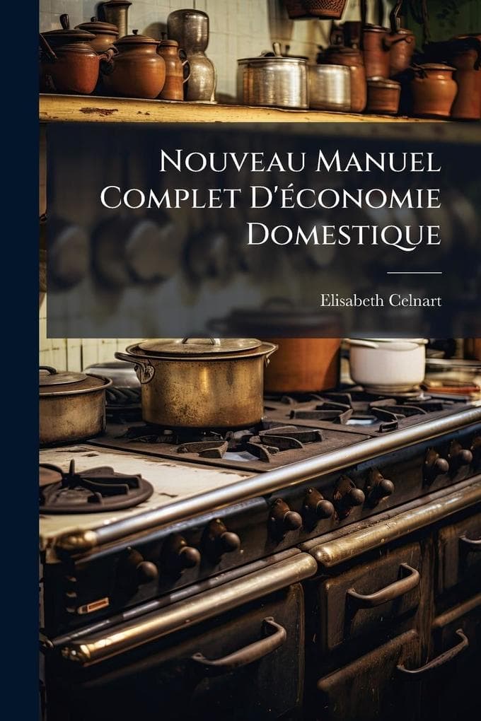 Nouveau Manuel Complet D'Ã(c)conomie Domestique