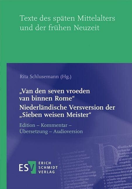 'Van den seven vroeden van binnen Rome' Niederländische Versversion der 'Sieben weisen Meister'