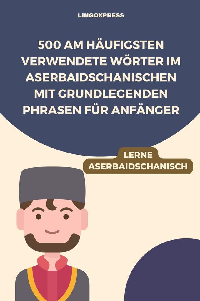 500 Am häufigsten verwendete Wörter im Aserbaidschanischen mit grundlegenden Phrasen für Anfänger