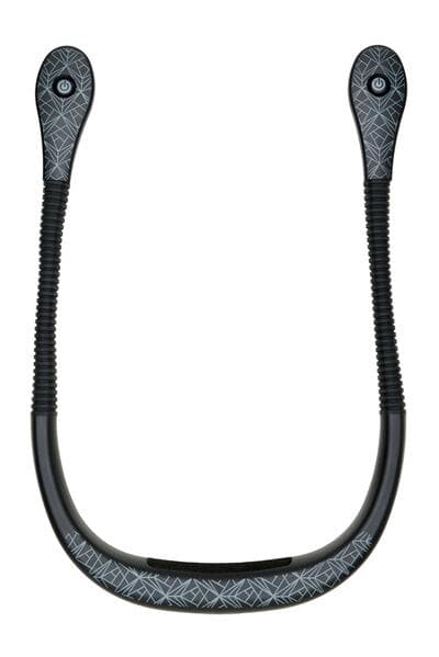Neklite (Black) Premium Duo-Leselicht zum Umhängen - wiederaufladbar - mit vielen Einstellungen