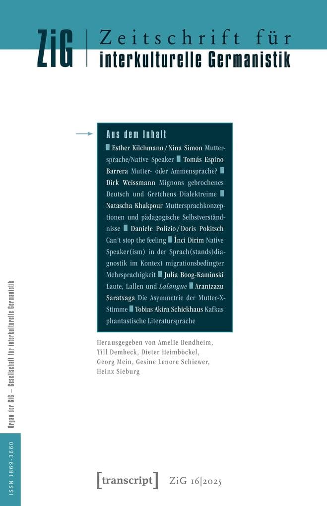 Zeitschrift für interkulturelle Germanistik