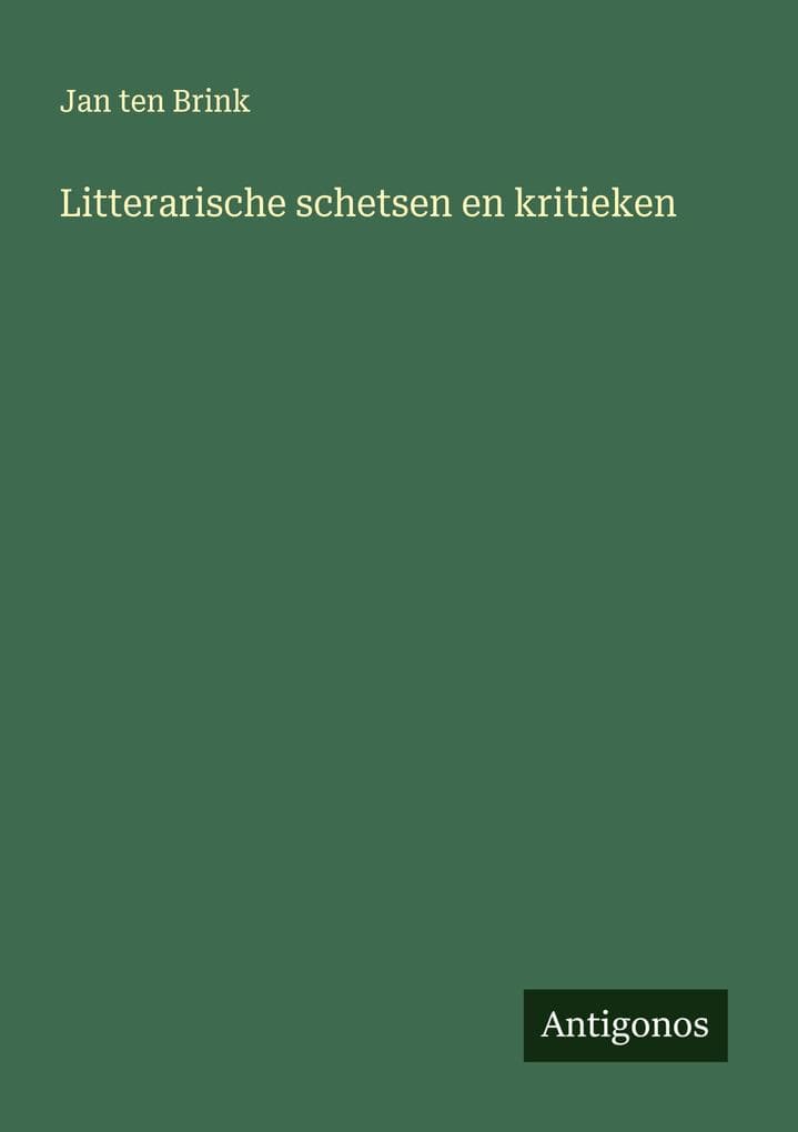 Litterarische schetsen en kritieken