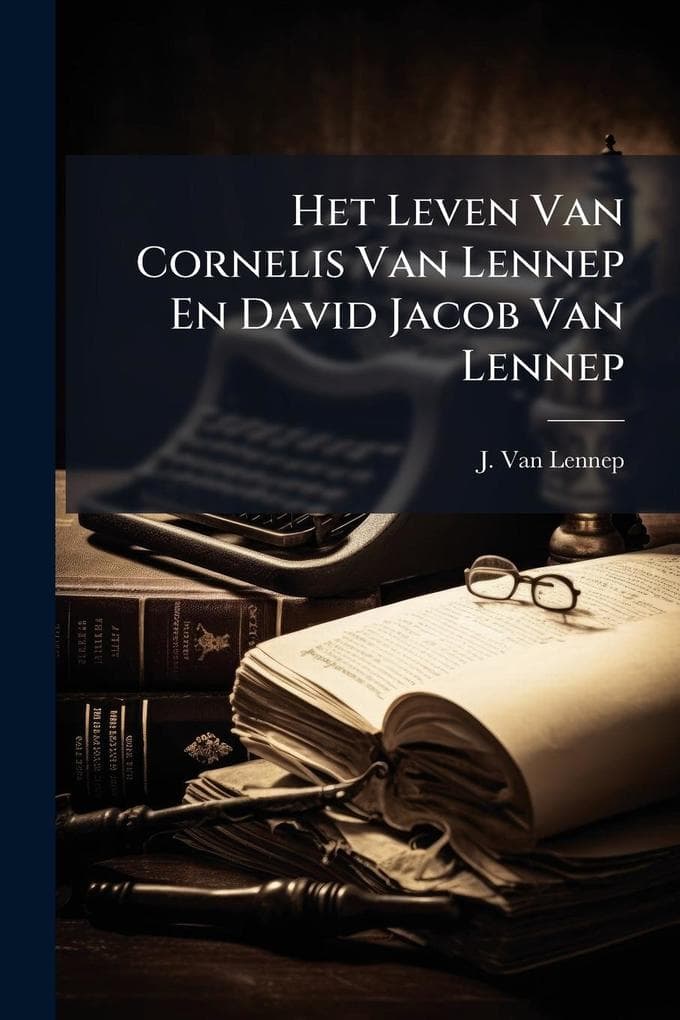 Het Leven Van Cornelis Van Lennep En David Jacob Van Lennep