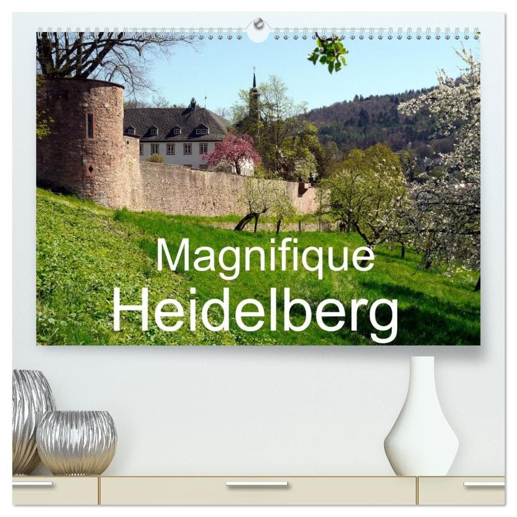 Magnifique Heidelberg (Calendrier mural 2026 DIN A2 vertical) calendrier de bureau