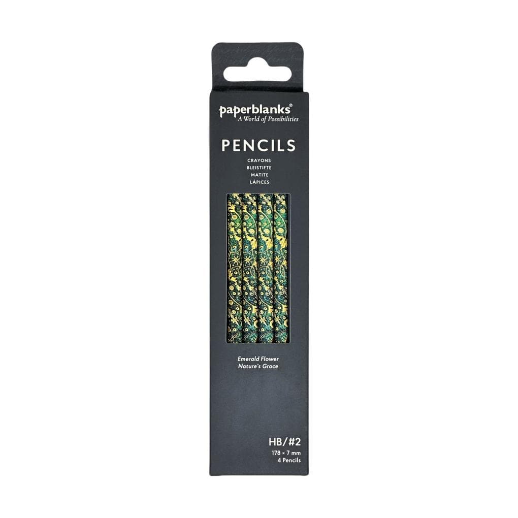 Emerald Flower (Nature's Grace) Pencil (4 Pack)