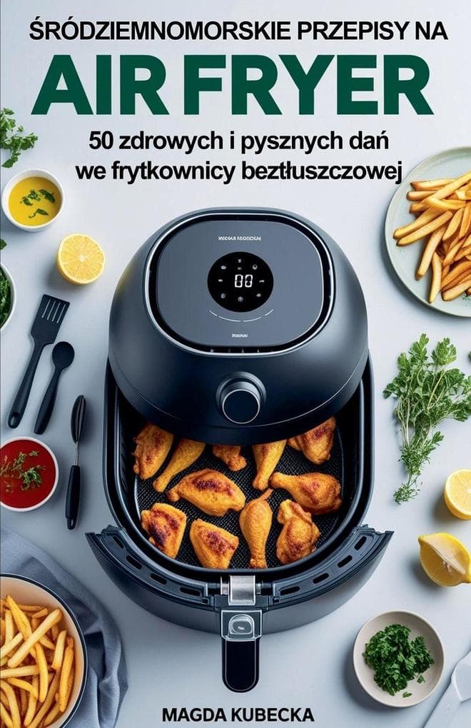 ródziemnomorskie przepisy na Air Fryer. 50 zdrowych i pysznych da we frytkownicy beztuszczowej