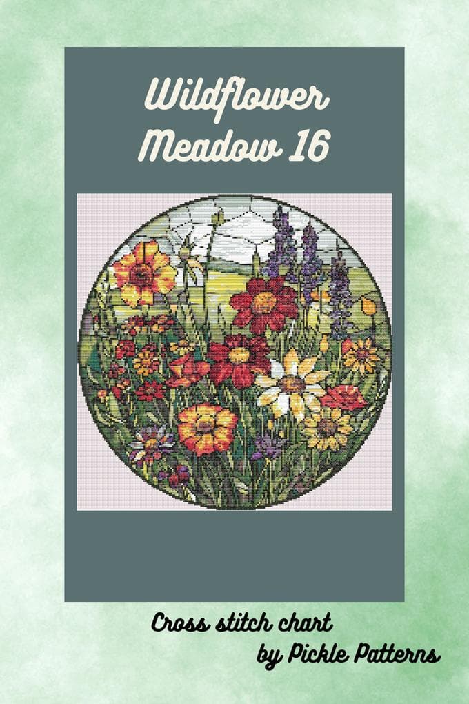 Wildflower Meadow 16 (Stained Glass Plants)