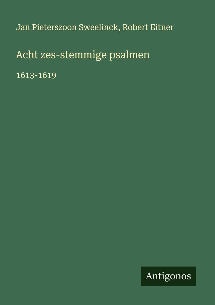 Acht zes-stemmige psalmen
