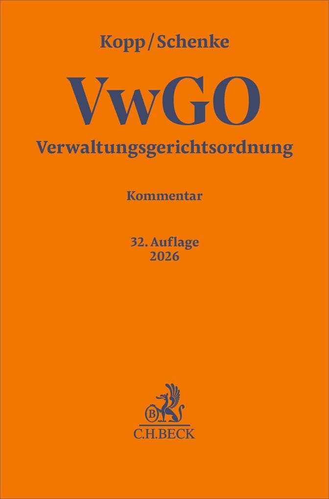 Verwaltungsgerichtsordnung. VwGO