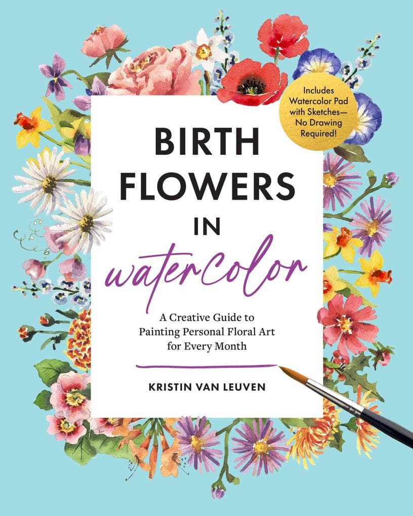Birth Flowers in Watercolor
