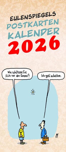 Eulenspiegels Postkartenkalender 2026