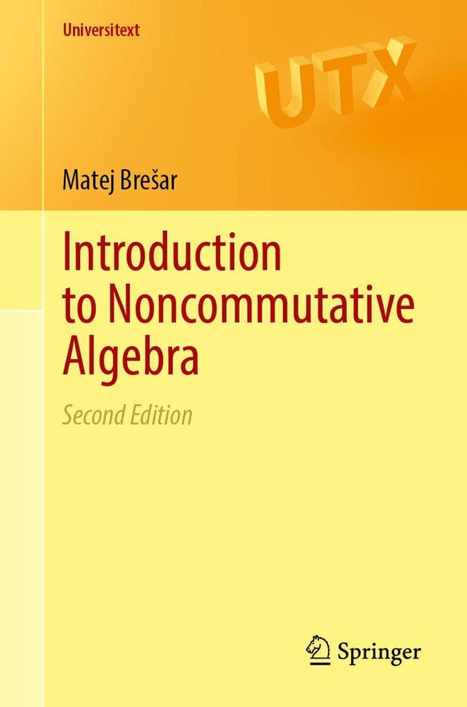 Introduction to Noncommutative Algebra