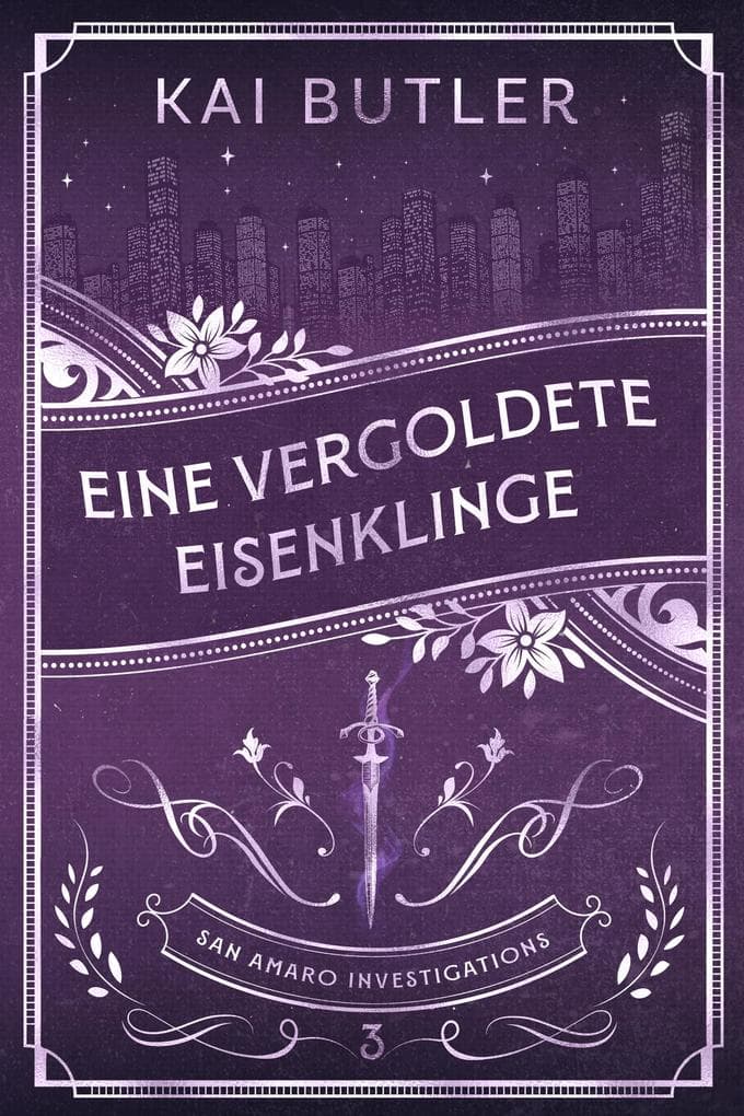 Eine vergoldete Eisenklinge