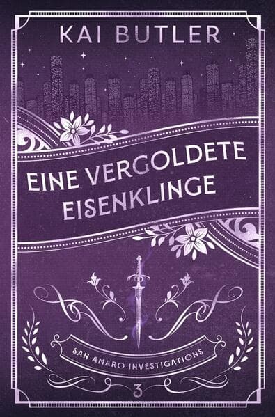 Eine vergoldete Eisenklinge
