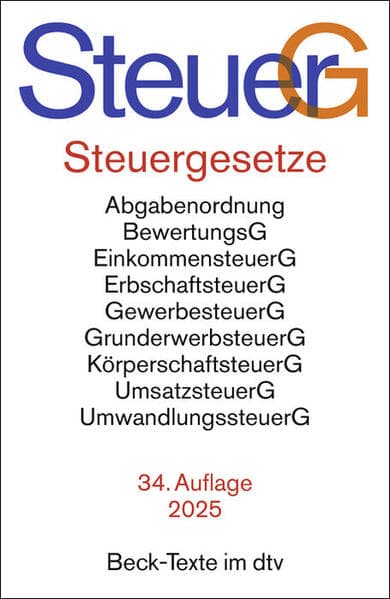 Steuergesetze. SteuerG