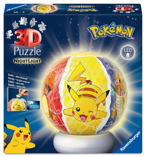 3D Puzzle-Ball Nachtlicht Pokémon