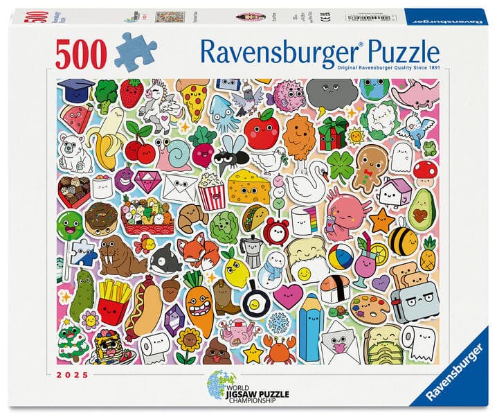 Erwachsenenpuzzle 500 Teile - Niedliches Kawaii Chaos