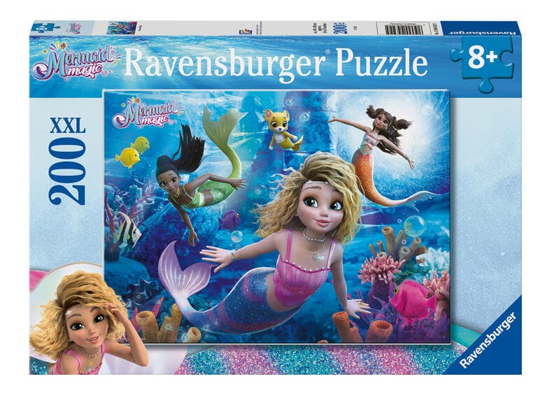 Kinderpuzzle 200 XXL Teile - Meerjungfrauen Magie