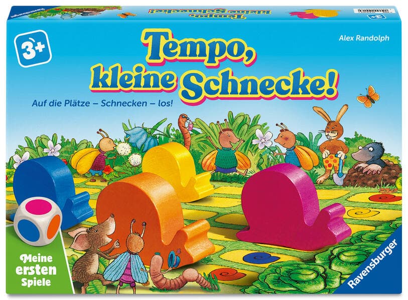 Tempo, kleine Schnecke! - Kinderspiel ab 3 Jahre