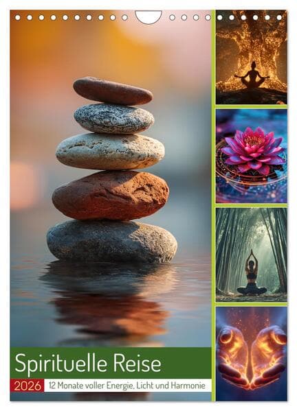 Spirituelle Reise (Wandkalender 2026 DIN A4 hoch), CALVENDO Monatskalender