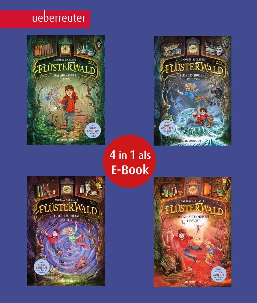 Flüsterwald - Die komplette 1. Staffel in 4 Bänden (Bundle) (Flüsterwald, Bd. 1)