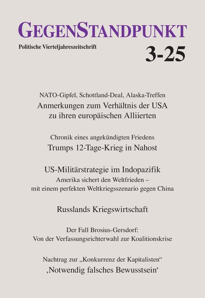 GegenStandpunkt 3-25