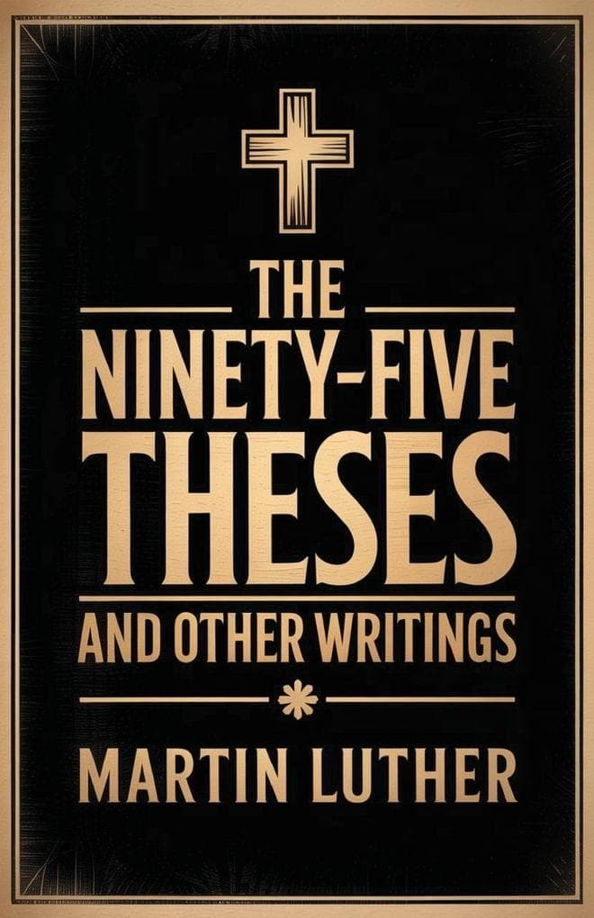 The Ninety-Five Theses and Other Writings