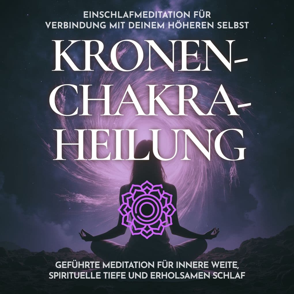 Einschlafmeditation für Verbindung mit deinem höheren Selbst - Kronenchakra-Heilung