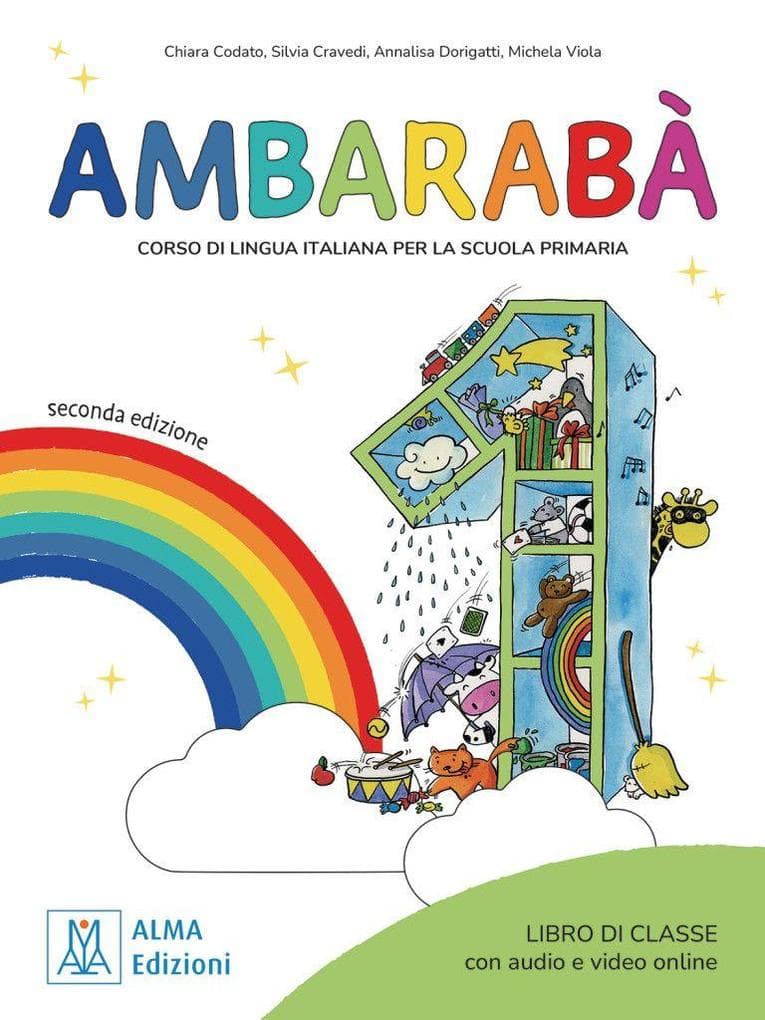 Ambarabà 1 - seconda edizione. Kursbuch mit Audios und Videos online