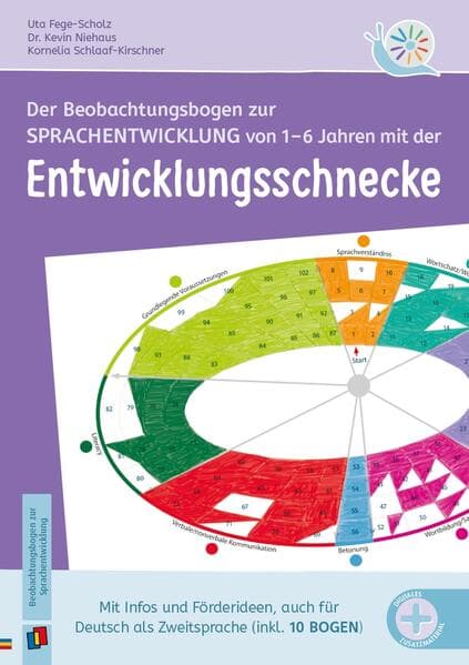 Der Beobachtungsbogen zur Sprachentwicklung von 1-6 Jahren mit der Entwicklungsschnecke