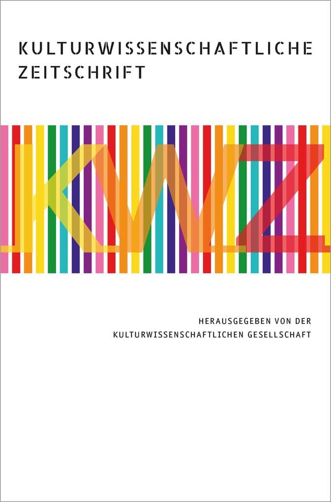 Kulturwissenschaftliche Zeitschrift 2021/2