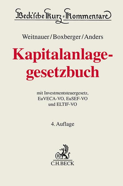 Kapitalanlagegesetzbuch. KAGB