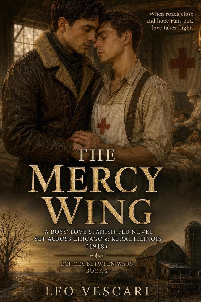The Mercy Wing - A Boys' Love Spanish-Flu Novel set across Chicago & Rural Illinois (1918)