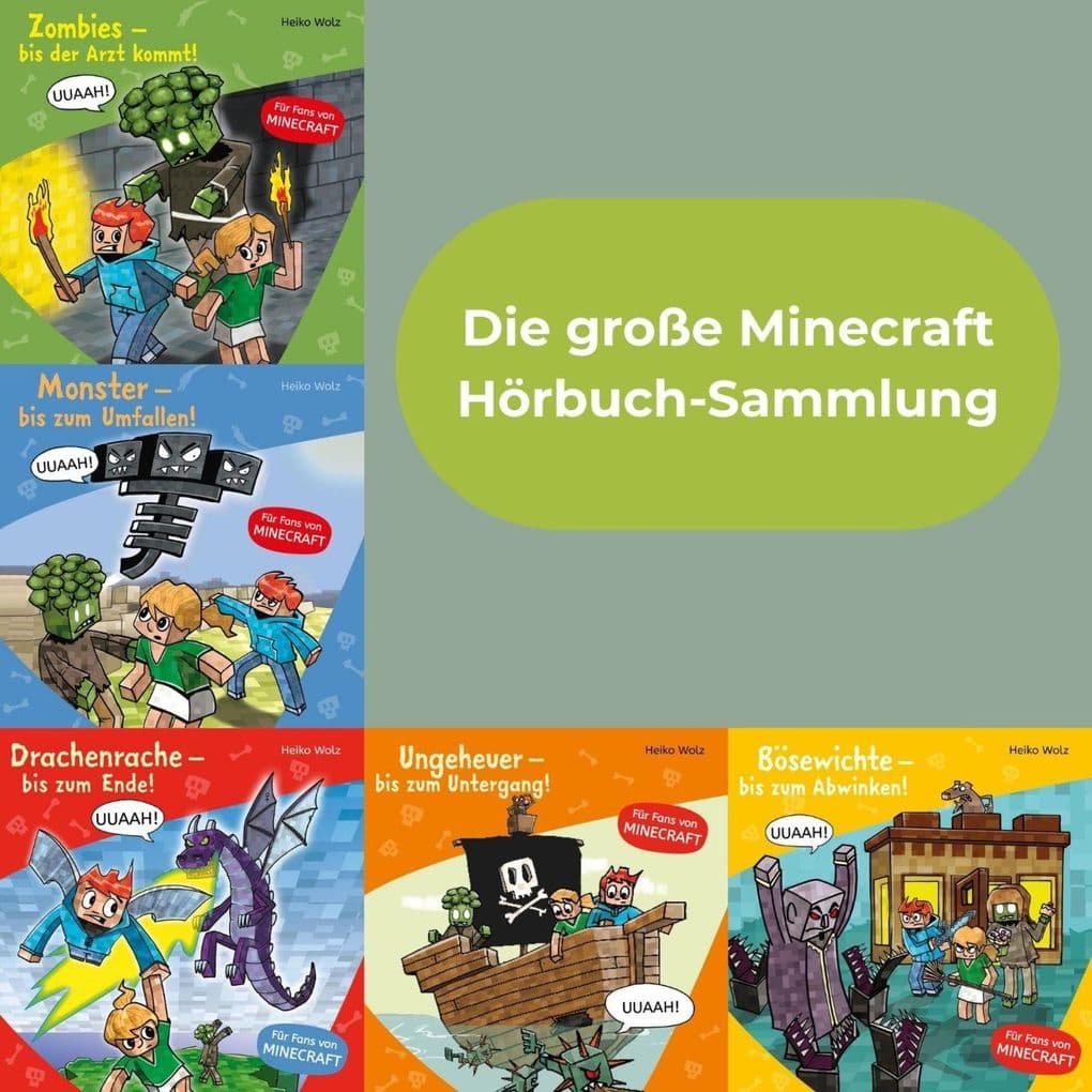 Minecraft : Die große Minecraft Hörbuch-Sammlung