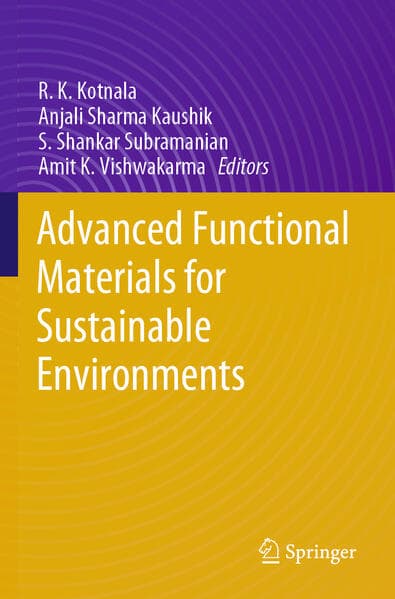 Advanced Functional Materials for Sustainable Environments