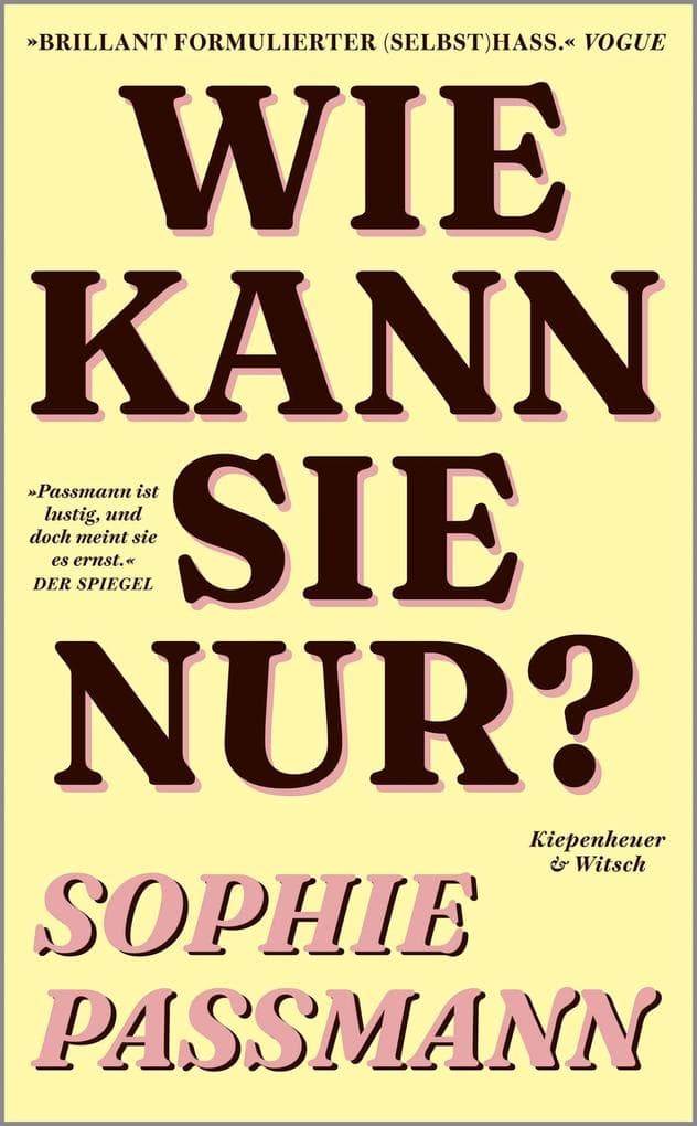 Wie kann sie nur?