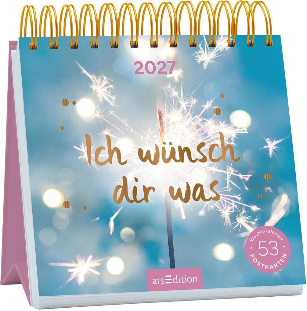 Postkartenkalender Ich wünsch dir was 2027