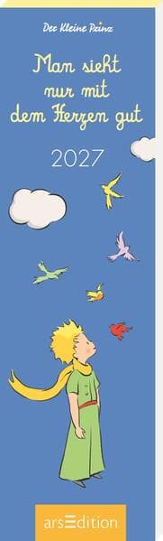 Lesezeichenkalender Man sieht nur mit dem Herzen gut 2027