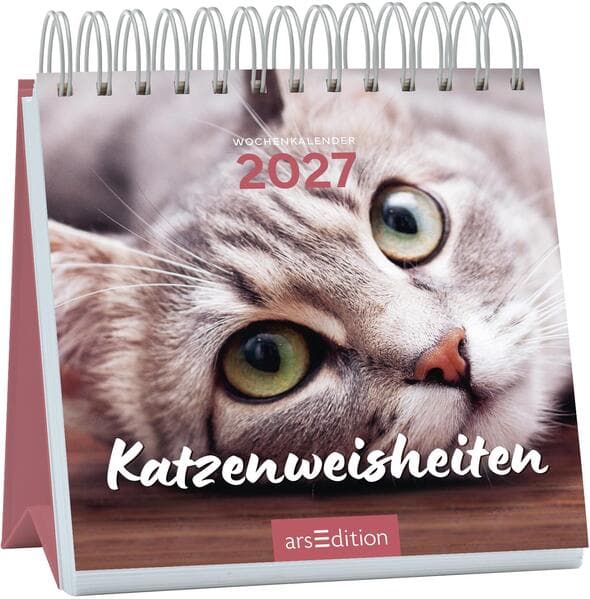 Mini-Wochenkalender Katzenweisheiten 2027