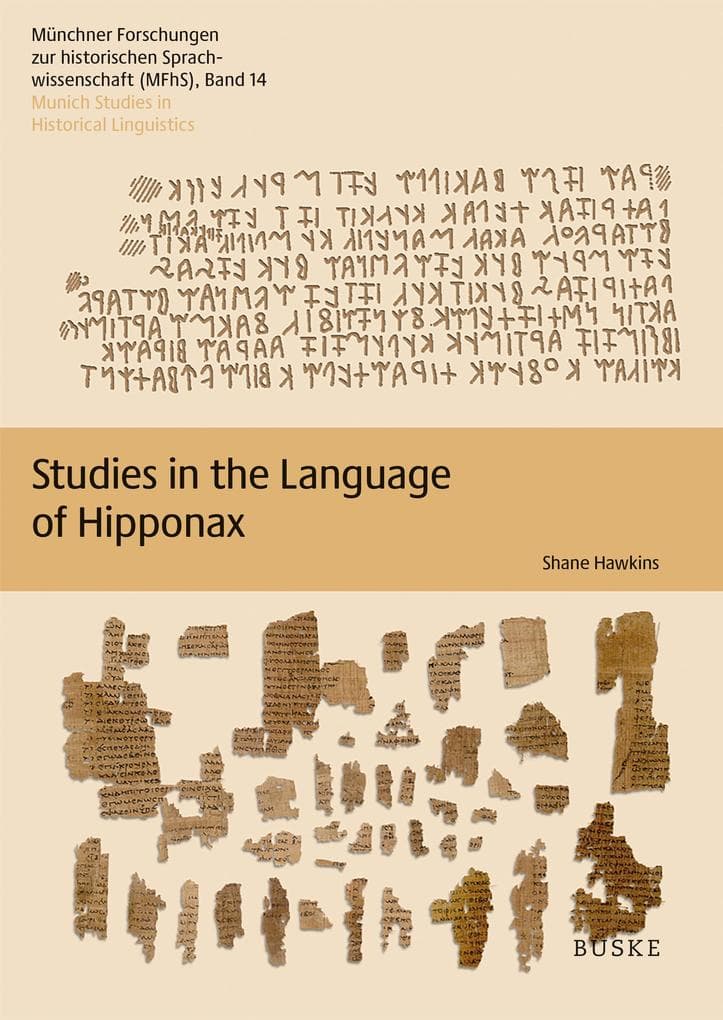 Studies in the Language of Hipponax
