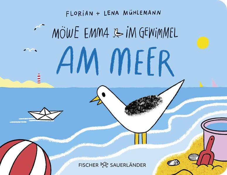 Möwe Emma im Gewimmel: Am Meer