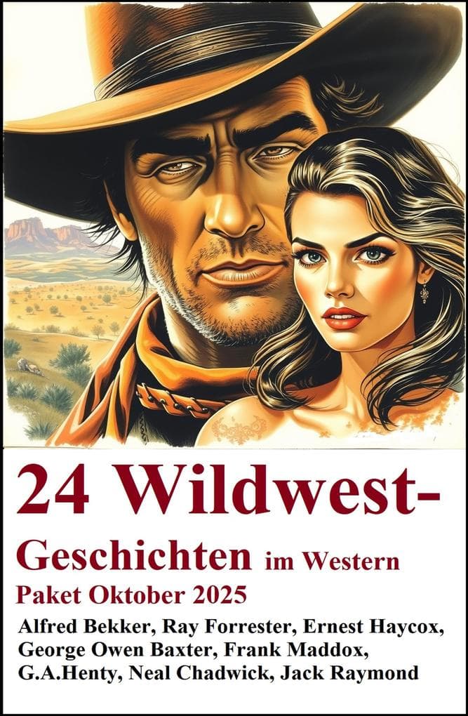 24 Wildwest-Geschichten im Western Paket Oktober 2025