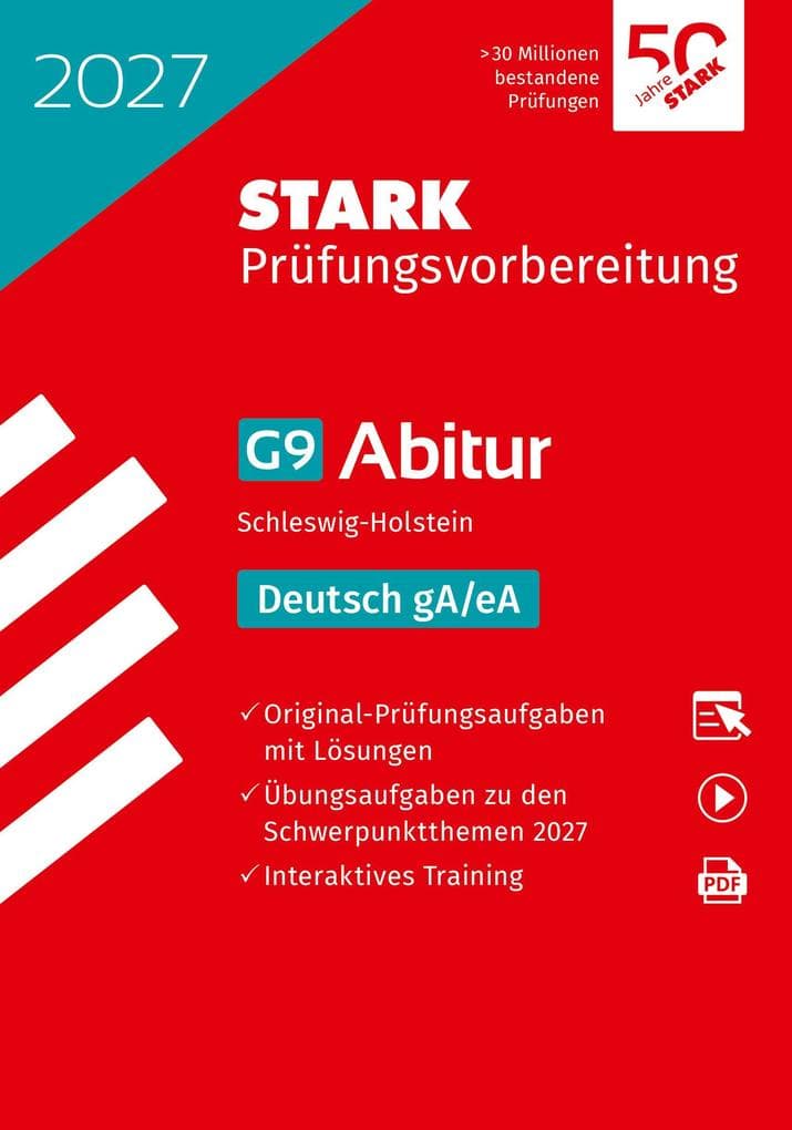 STARK Deutsch gA/eA - Abitur 2027 Schleswig-Holstein - Prüfungsvorbereitung