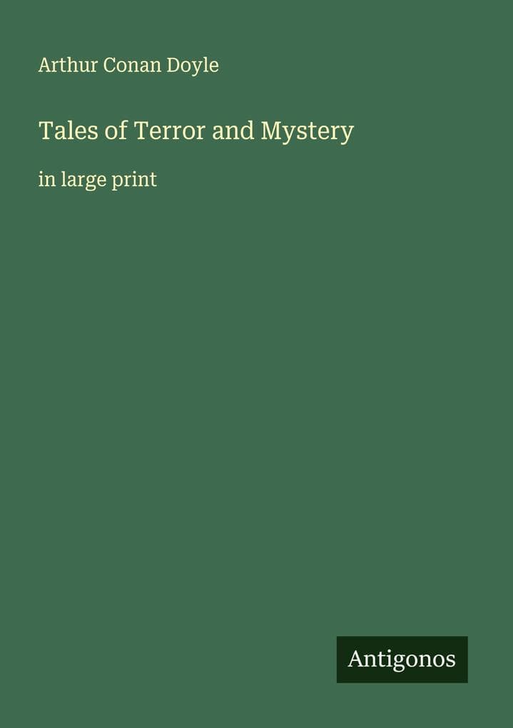 Tales of Terror and Mystery