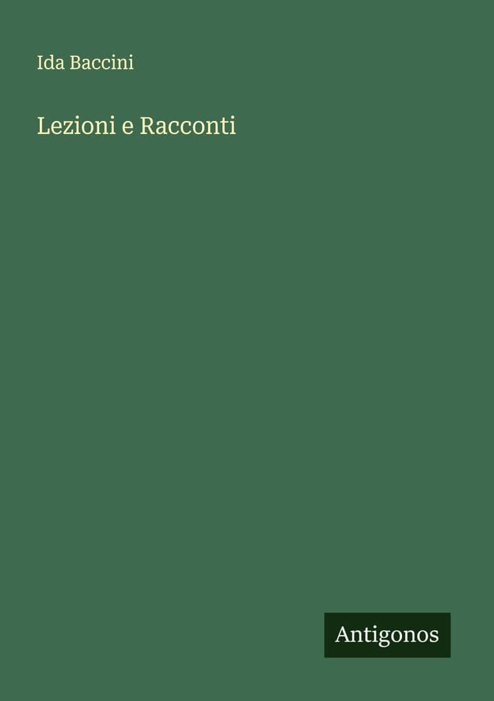 Lezioni e Racconti