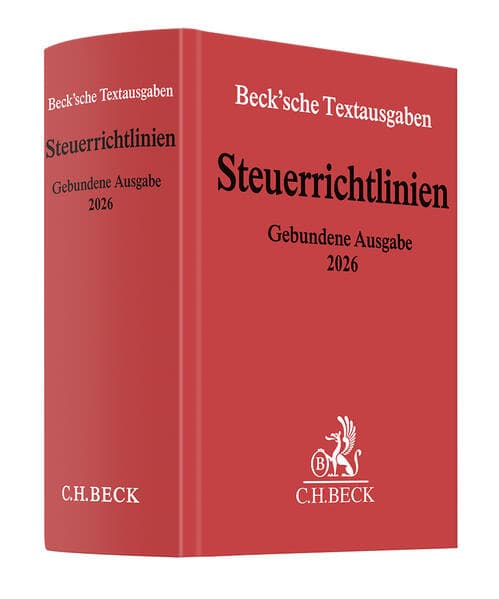 Steuerrichtlinien Gebundene Ausgabe 2026
