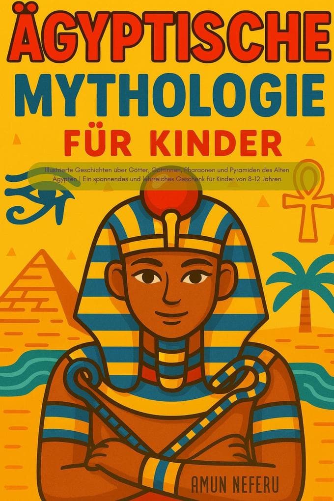 Ägyptische Mythologie für Kinder: Illustrierte Geschichten über Götter, Göttinnen, Pharaonen und Pyramiden des Alten Ägypten | Ein spannendes und lehrreiches Geschenk für Kinder von 8-12 Jahren